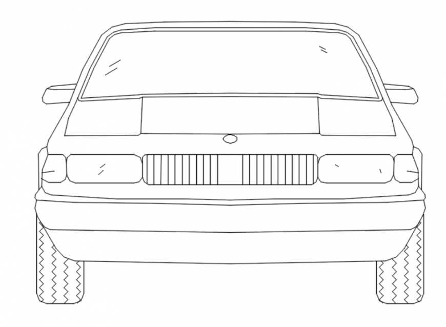 how to draw car in autocad